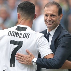 Allegri; orgoglioso di essere stato richiamato, Chellini, Bonucci Ronaldo sono valori aggiunti