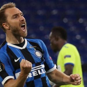 Inter: settimana prossima Eriksen rientra a Milano