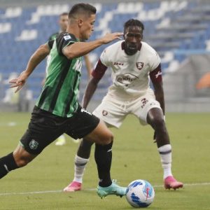 Il Sassuolo vince di misura, 1-0 alla Salernitana