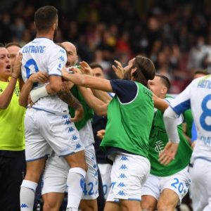 Un grande Empoli cala il poker, Salernitana travolta 4-2