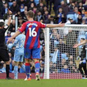 Il City crolla in casa contro il Crystal Palace