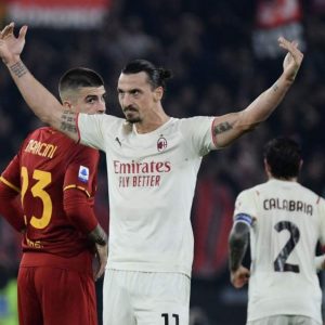 Milan, Ibrahimovic fuori almeno 10 giorni