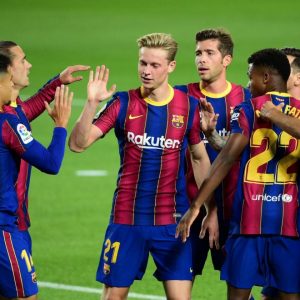 Barcellona che si rilancia verso la zona Champions League : 1-0 al Maiorca