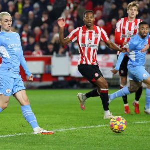 Il Manchester City di misura, 1-0 in casa del Brentford