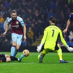 Il Manchester United fermato dal Burnley 1-1