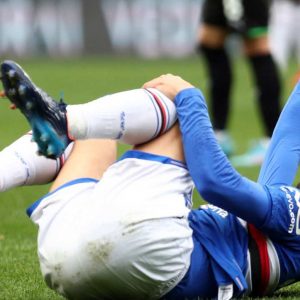 Sampdoria: stagione finita per Gabbiadini, confermata la rottura del crociato