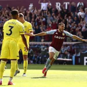 L’Aston Villa vince 4-0 contro il Brentford