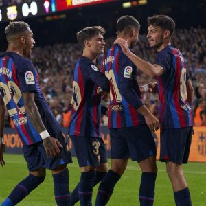 Il Barcellona risponde al Real, vittoria di misura contro il Celta Vigo e primato in classifica