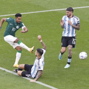 Mondiali del Qatar, clamorosa sconfitta dell’Argentina battuta 2-1 dall’Arabia Saudita