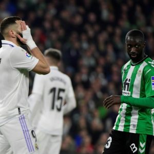 Il Real Madrid si allontana ancora di più dal Barcellona, arriva il pareggio contro il Betis Siviglia