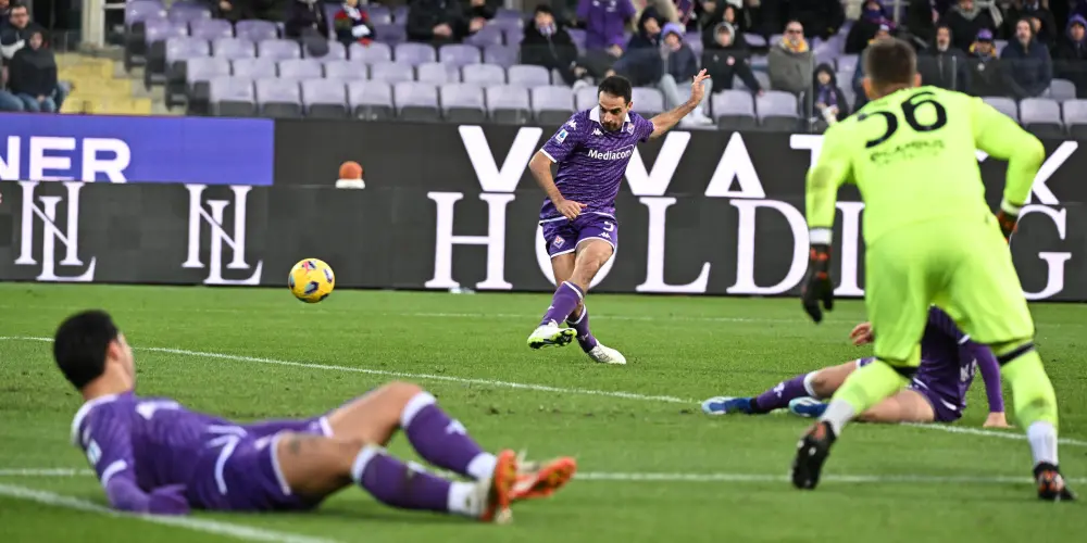 La Fiorentina in scioltezza contro la Salernitana; a segno Beltran