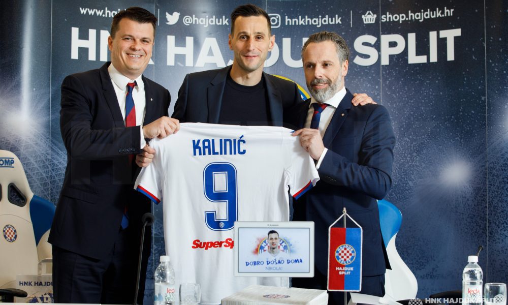 Ufficiale il ritorno di Nikola Kalinic all’Hajduk Spalato