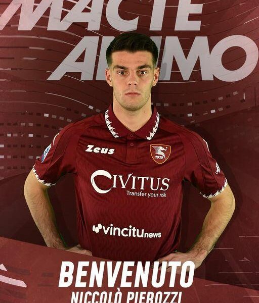 Ufficiale; Niccolò Pierozzi è un nuovo giocatore della Salernitana