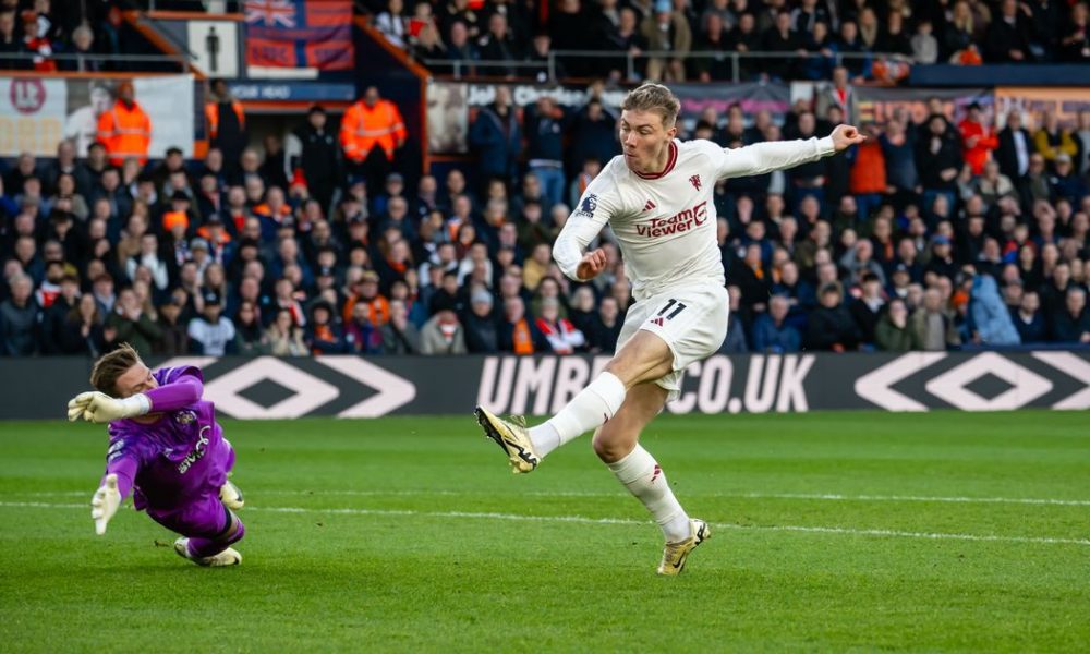 Hojlund trascina il Manchester United alla vittoria contro il Luton Town