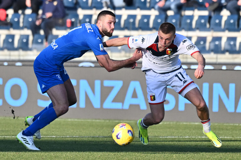 Né vincitori né vinti nel match tra Empoli e Genoa