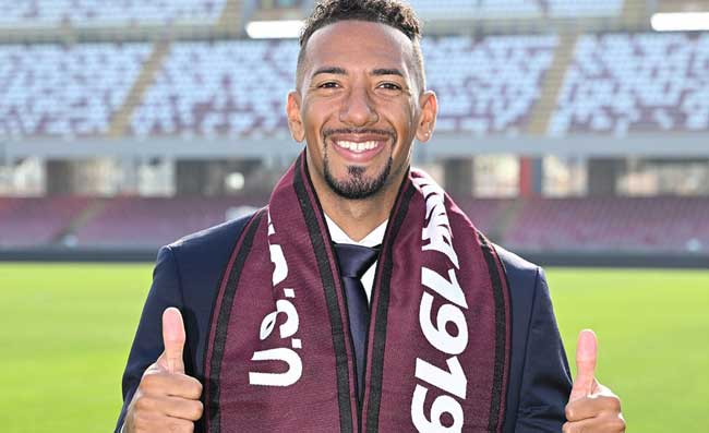 Salernitana, Jerome Boateng si presenta