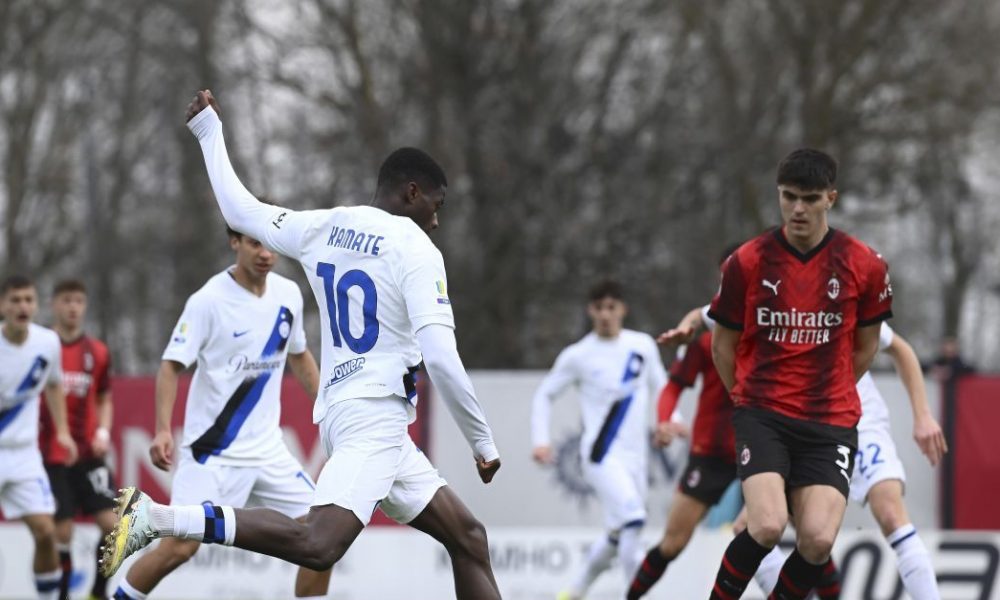 Primavera 1, finisce 1-1 il derby tra Milan e Inter