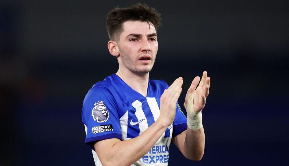 Il Napoli piomba su un giocatore del Brighton, pronta l’offerta per Billy Gilmour