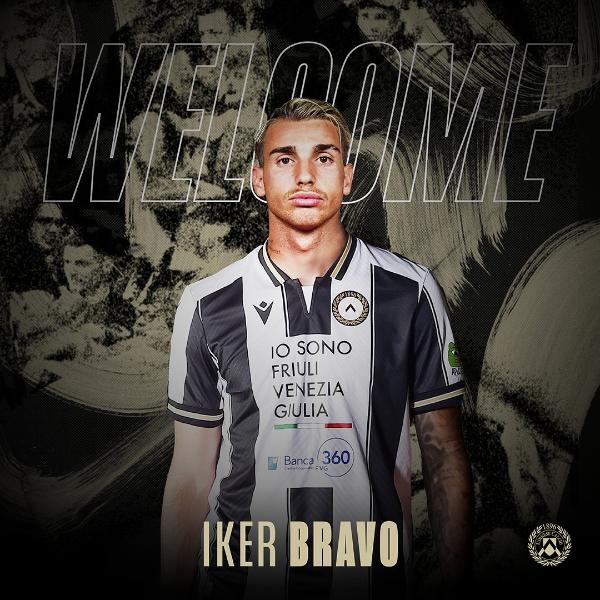 Ufficiale: Iker Bravo è un nuovo giocatore dell’Udinese