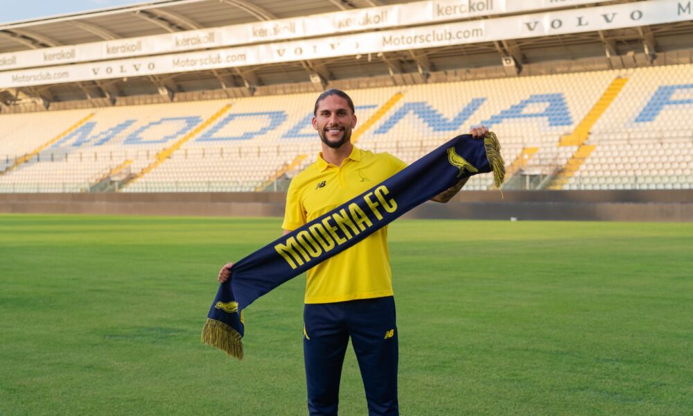 Il Modena ufficializza Pedro Mendes che arriva dall’Ascoli.