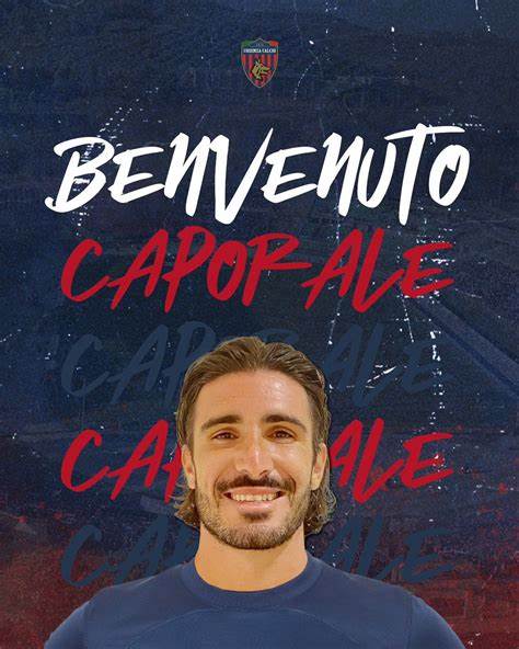 Il Cosenza ufficializza l’arrivo di Alessandro Caporale