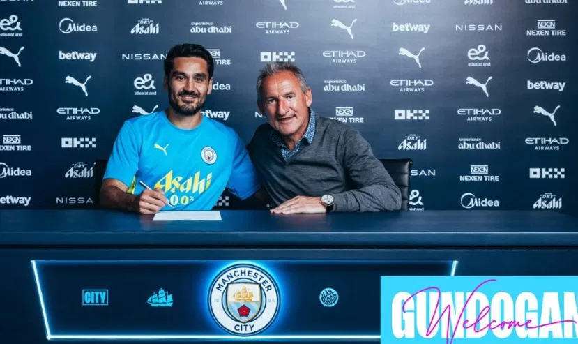 Ufficiale: Ilkay Gundogan torna al Manchester City