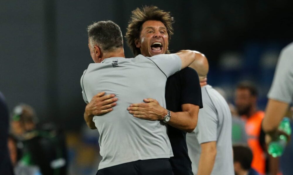 Conte ottiene i primi tre punti ed i primi gol, Napoli vittorioso contro il Bologna