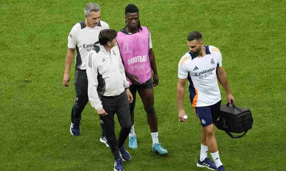 Camavinga salta la Supercoppa contro l’Atalanta, infortunio in allenamento