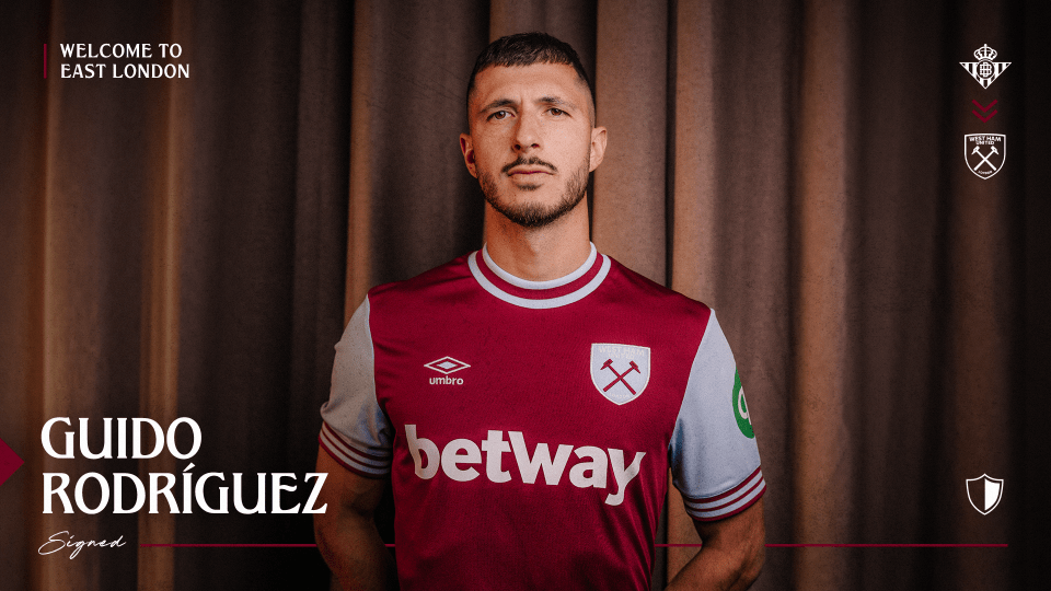 Ufficiale: Guido Rodriguez al West Ham