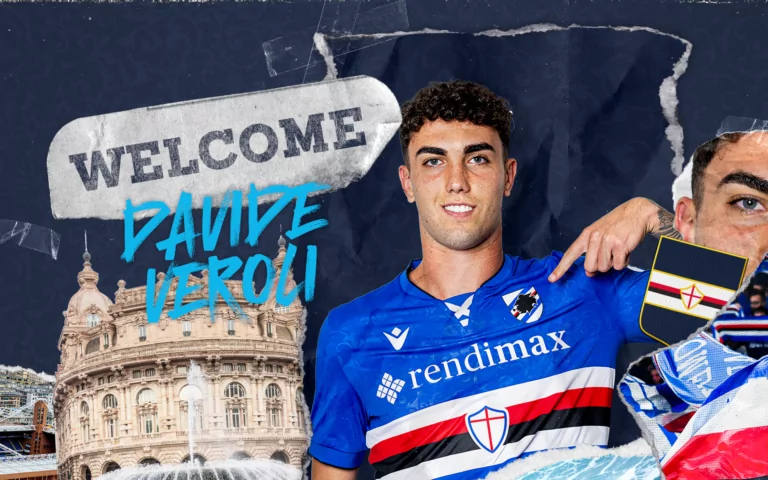 Sampdoria, ufficiale l’arrivo di Davide Veroli