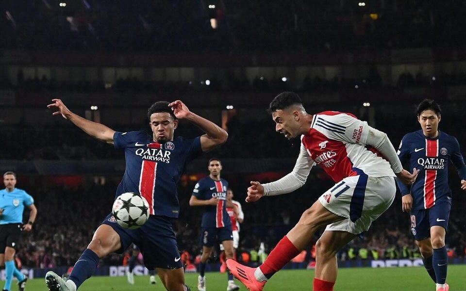 L’Arsenal si aggiudica il big match di giornata contro il PSG