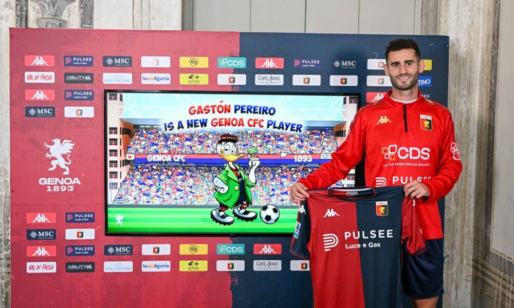 Ufficiale, Gaston Pereiro è un nuovo giocatore del Genoa.