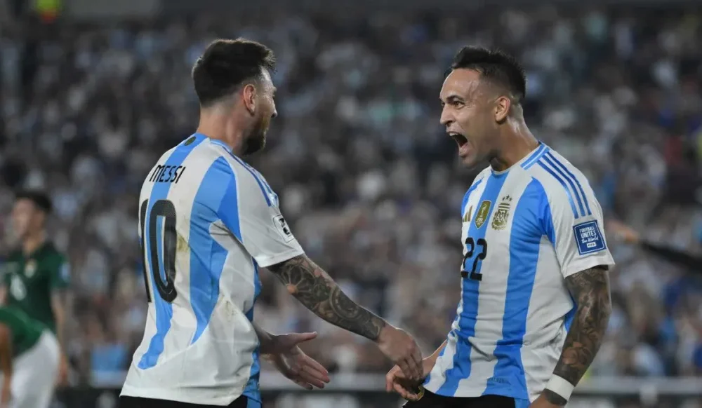 Show di Messi in Argentina-Bolivia e le parole al miele per Lautaro e Paz