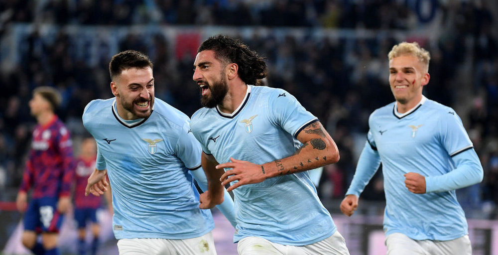 La Lazio vola, successo contro il Bologna ed un solo punto dalla vetta della classifica