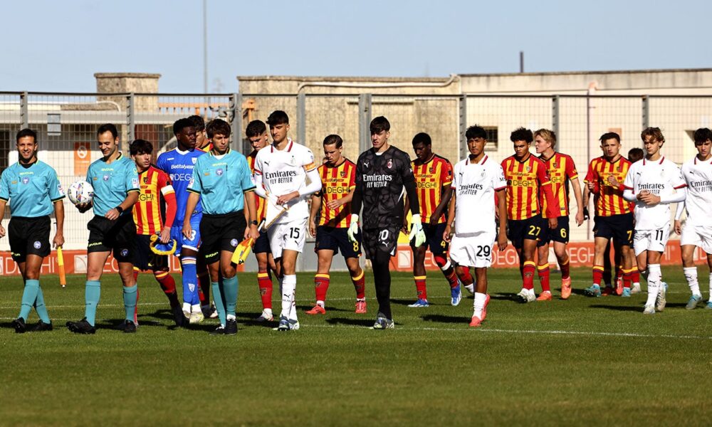 Primavera 1, il Lecce trionfa in casa contro il Milan