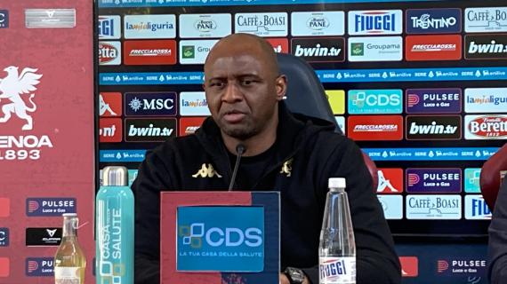 Genoa, Vieira: “Ciclo di partite importanti”