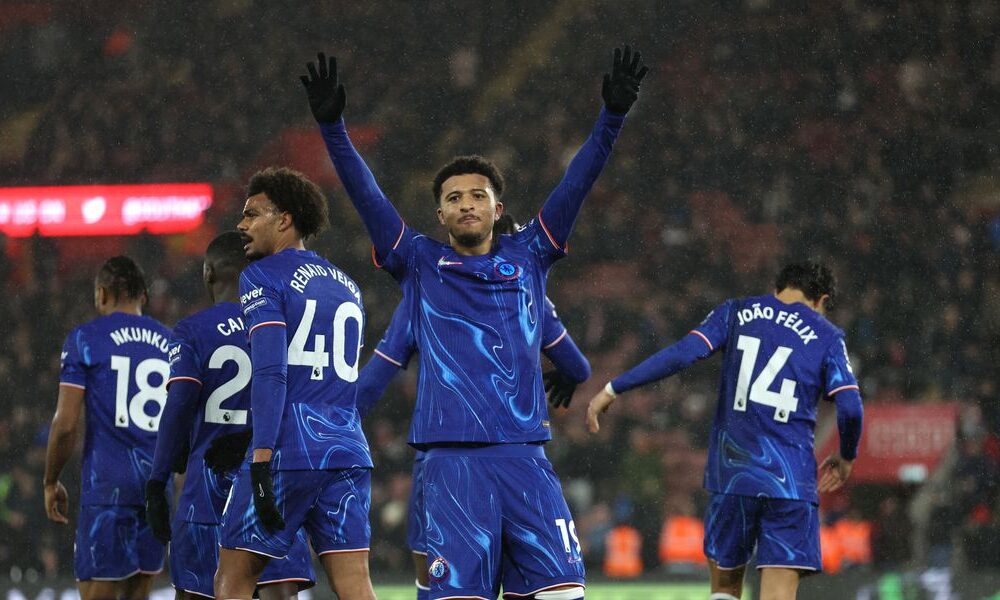 Manita del Chelsea in casa del Southampton, i Blues vincono 5-1