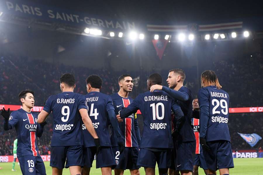 Il PSG vince di misura contro il Saint-Etienne